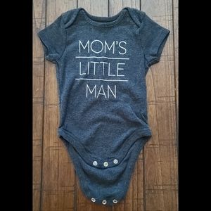 Jumping Beans Onesie, Dark Gray, 9 Months